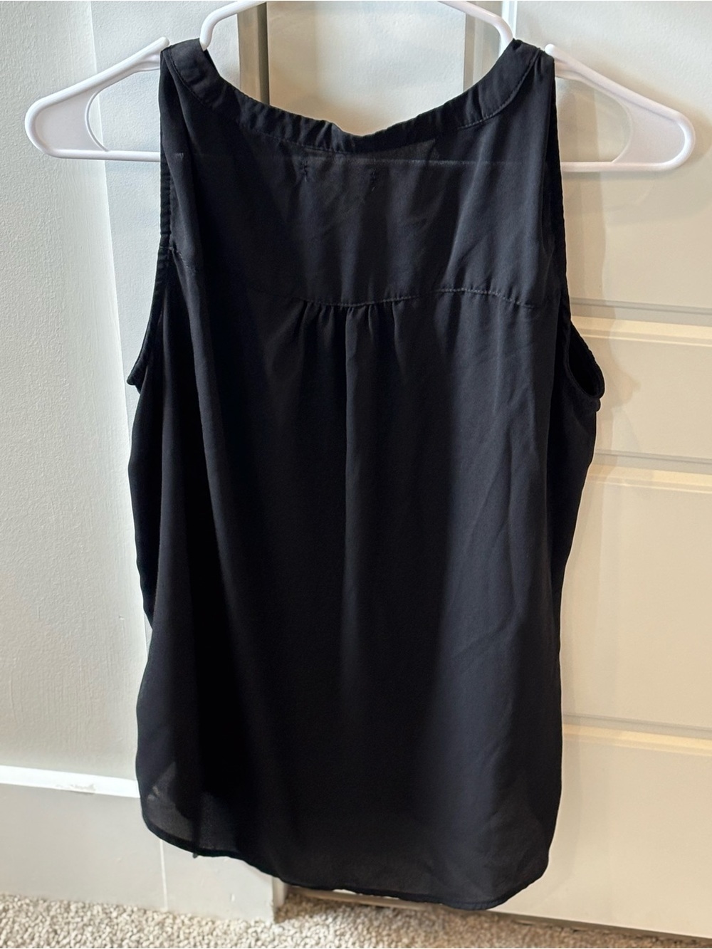 Maurices Black Sleeveless V-Neck Tank Top - Picture 3 of 3